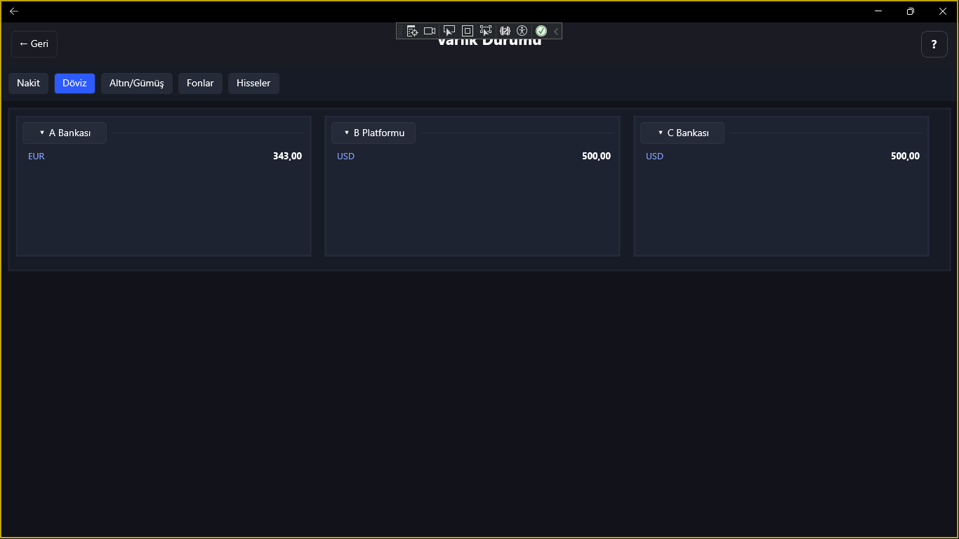 Varlık ve Portföy Yönetimi